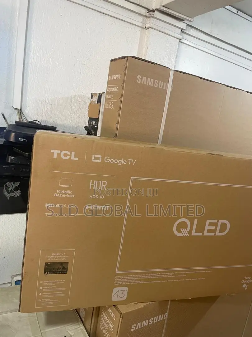 Upgrade Your View:Tcl 43" Qled Smart Tv With Built-in Google Assistant