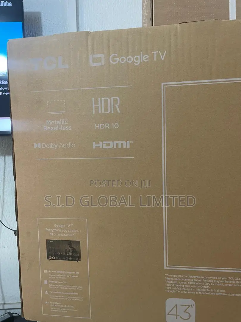 "Bring the Cinema Home: 43-Inch Qled Google Tv With Dolby Audio
