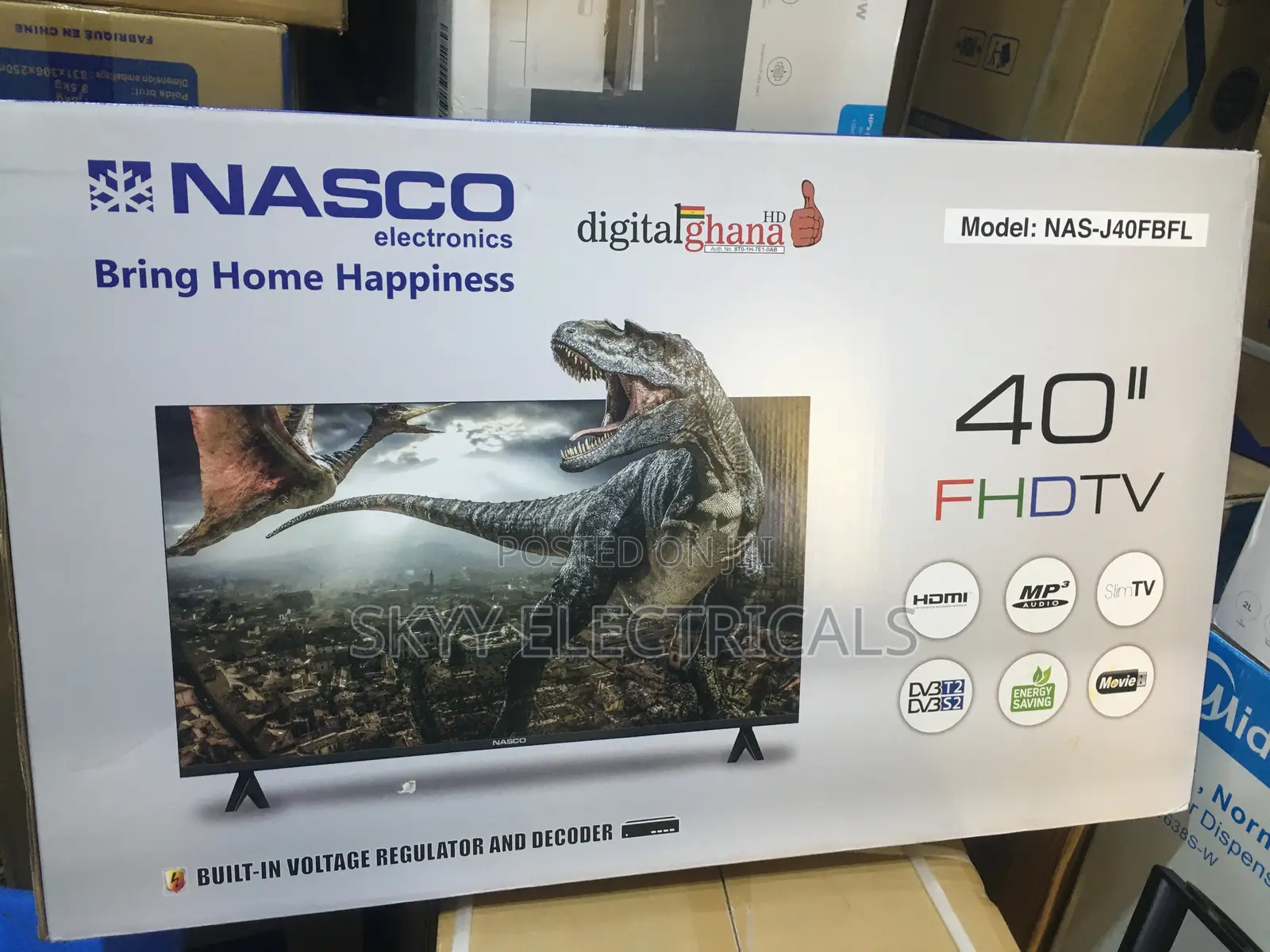 Nasco 40” Digital Satellite Nas-j40fbfl Tv