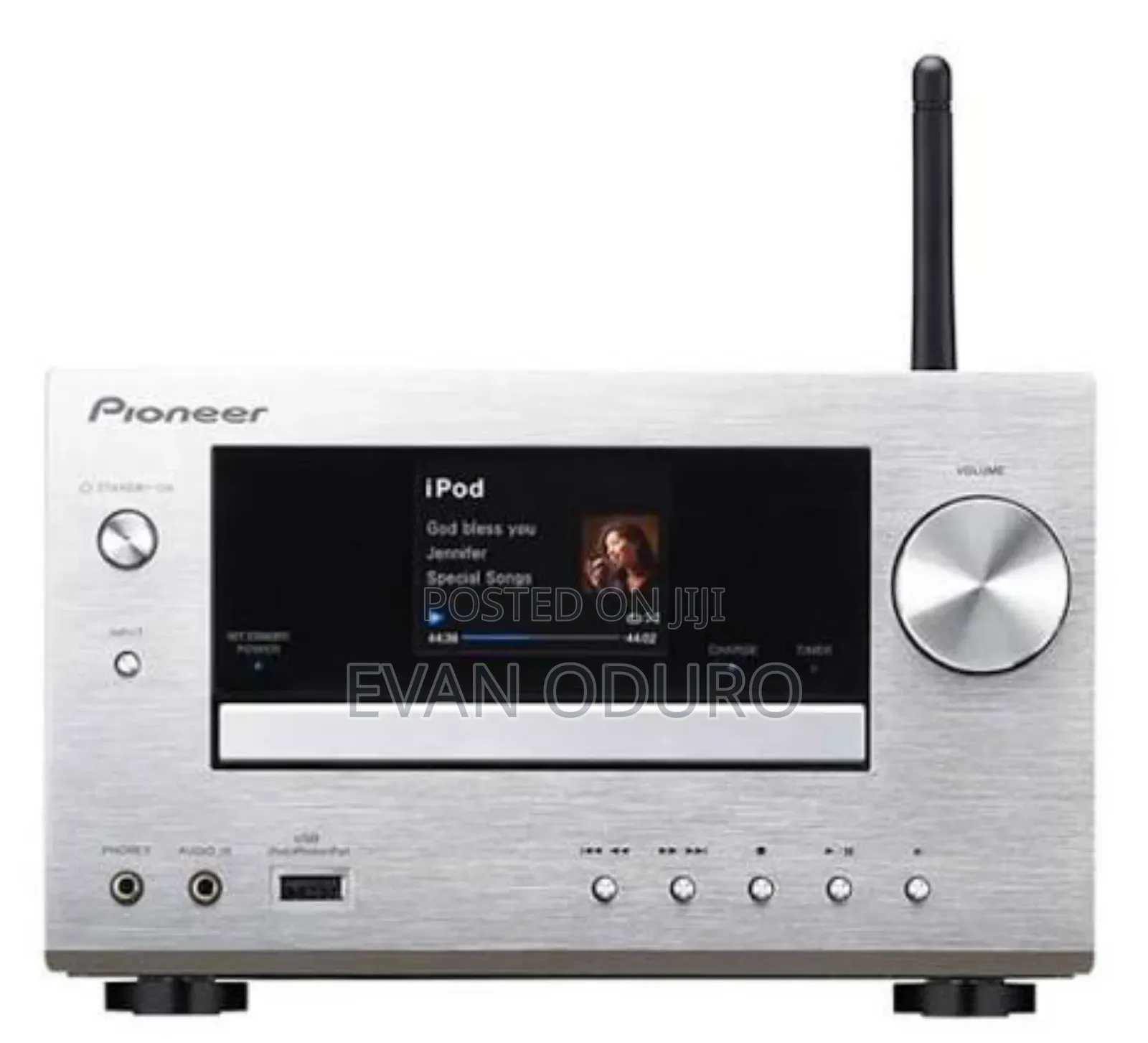 Power Pioneer Streaming Player Bt,Cd, Wi-Fi, Airplay ,Usb, Aux,Sub Out