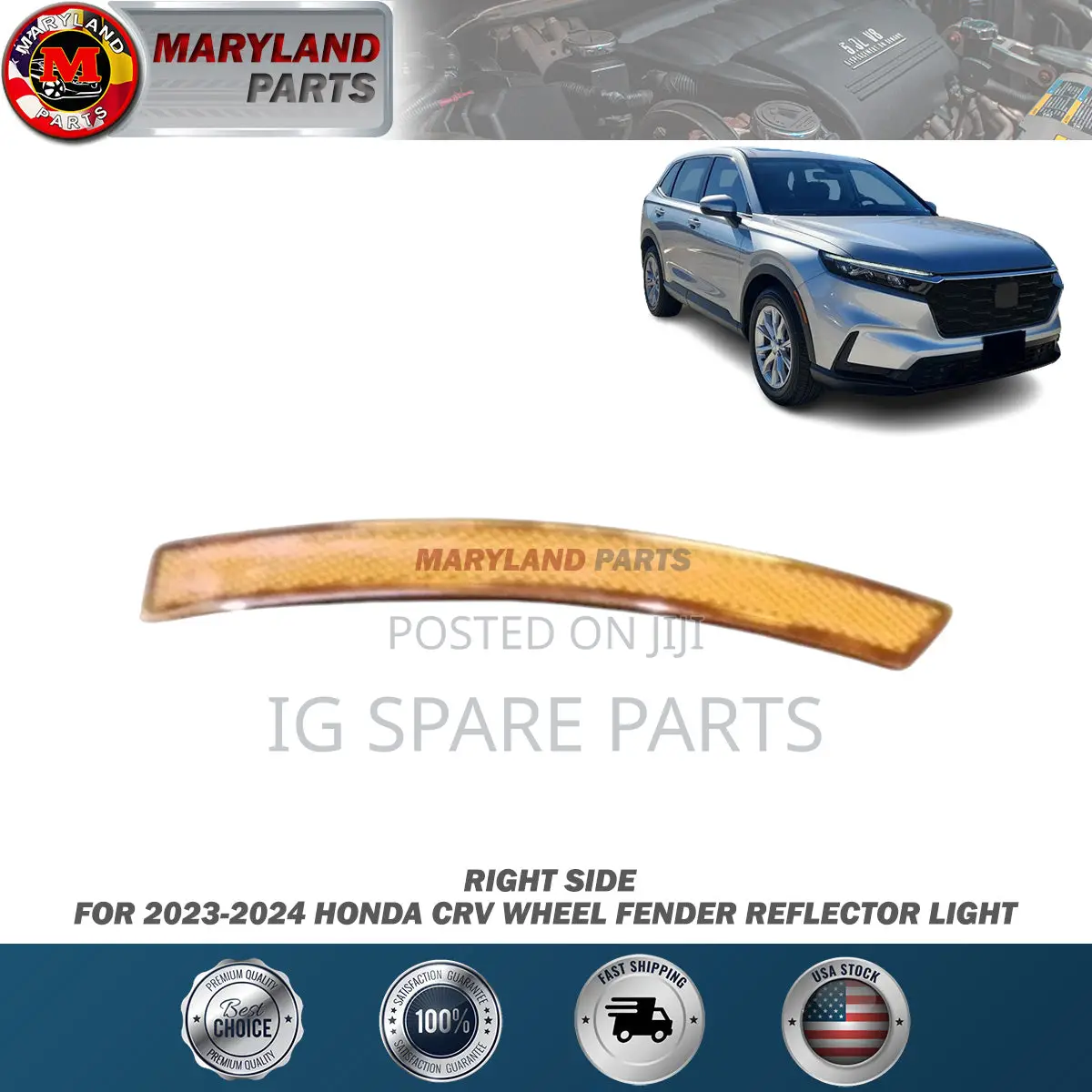 Honda CRV 2023-2024 Fender Side Light