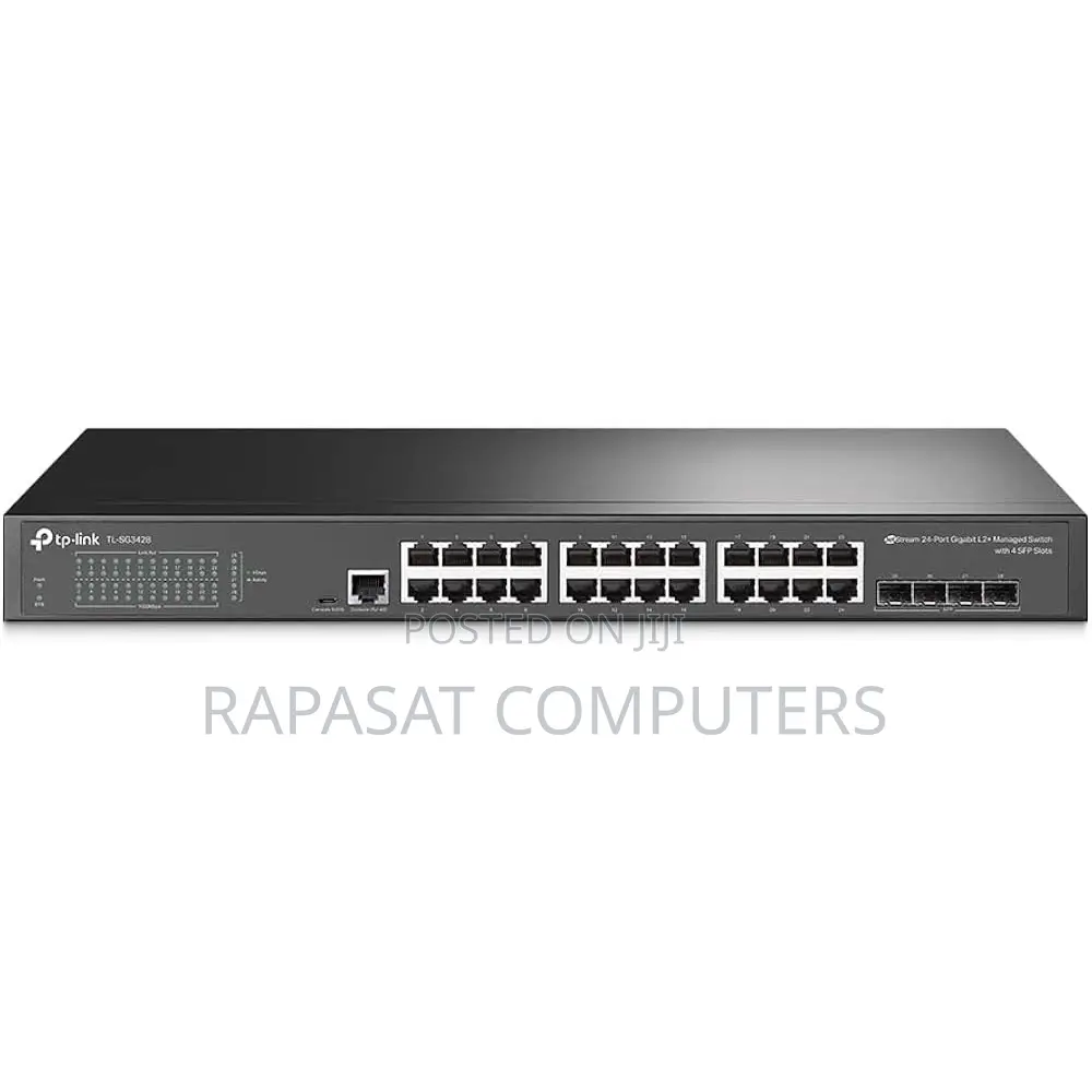 Tp-Link Tl-Sg3428 Jetstream 28-Port Giga Managed Switch; 24-Port Poe