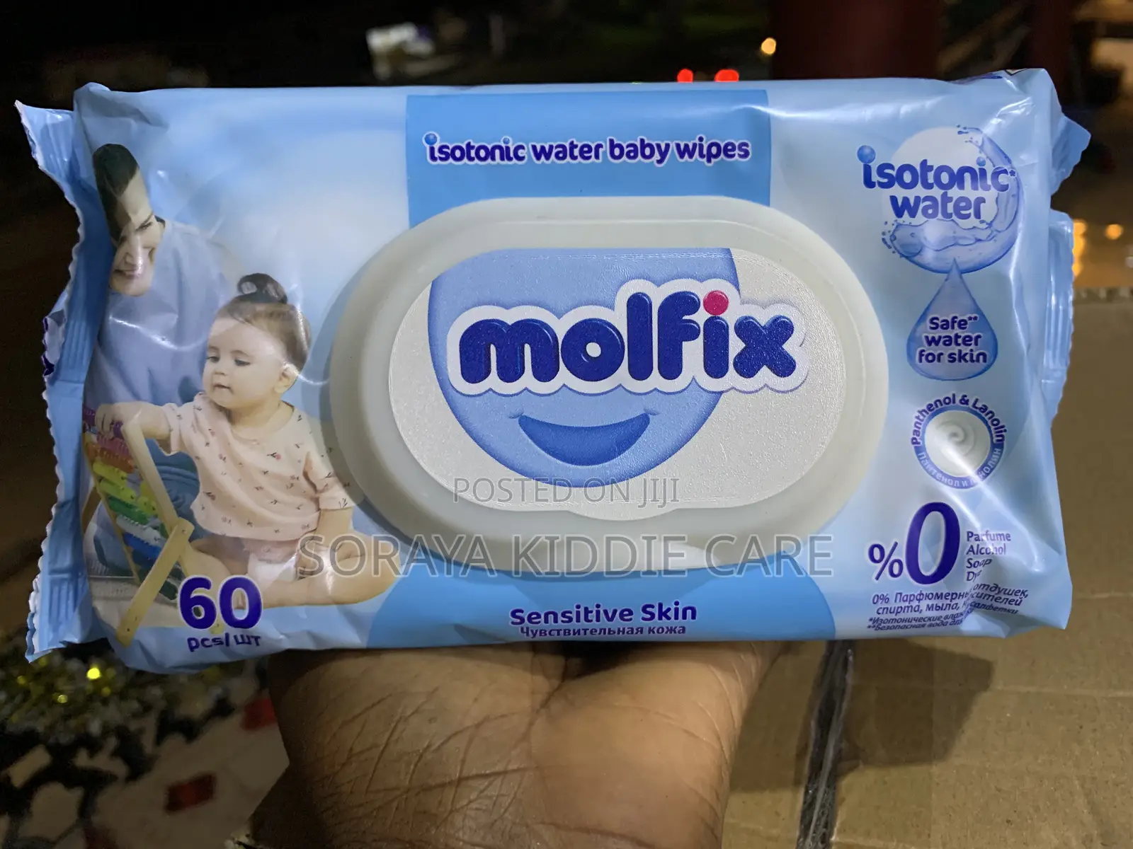 Molfix Isotonic Water Baby Wipes