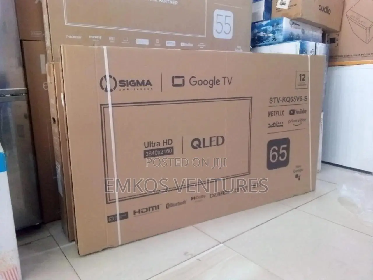 Sigma 65-inch Qled 4k Smart Tv