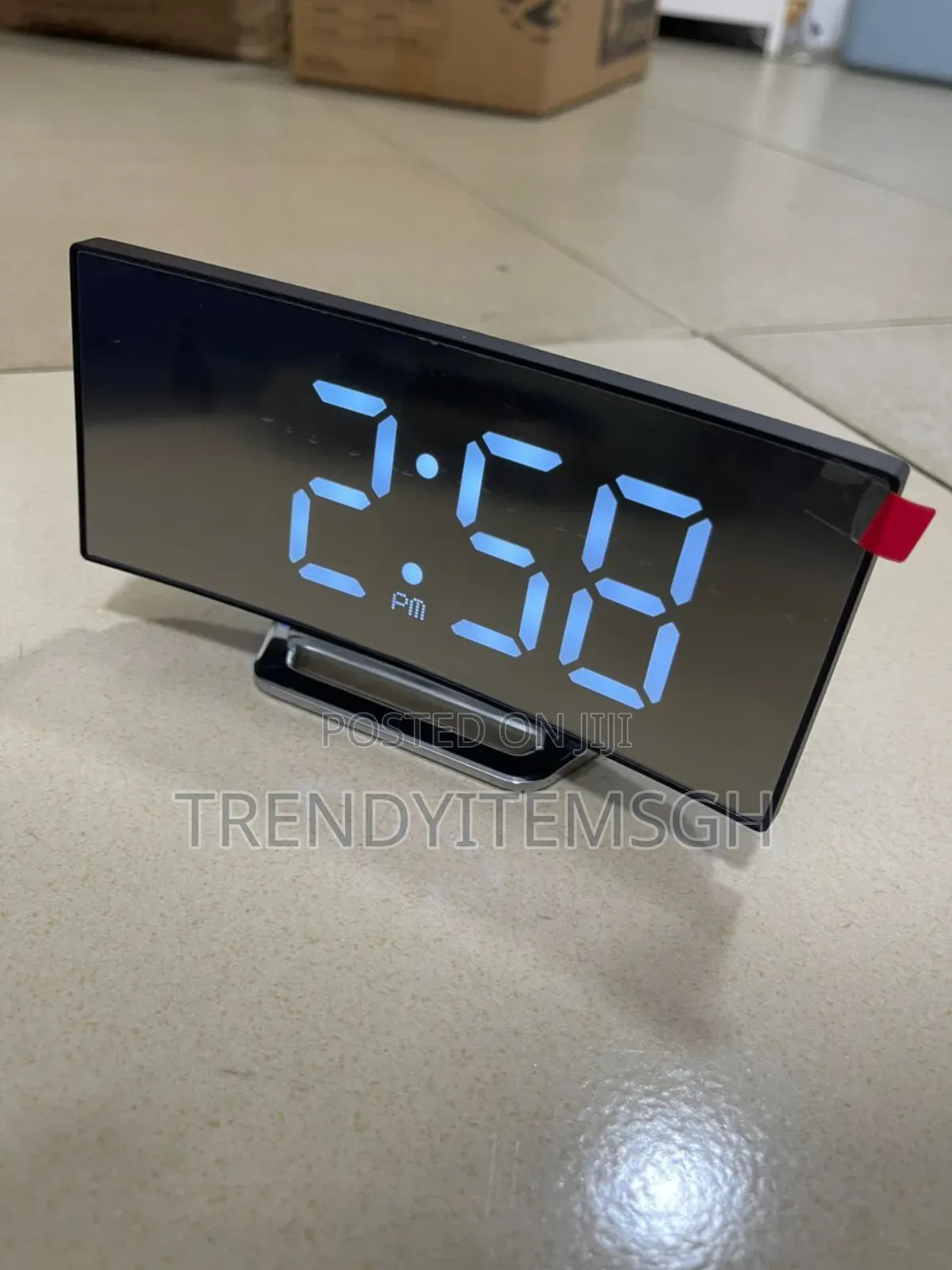 Multi Function Mirror Electronic Alarm Clock