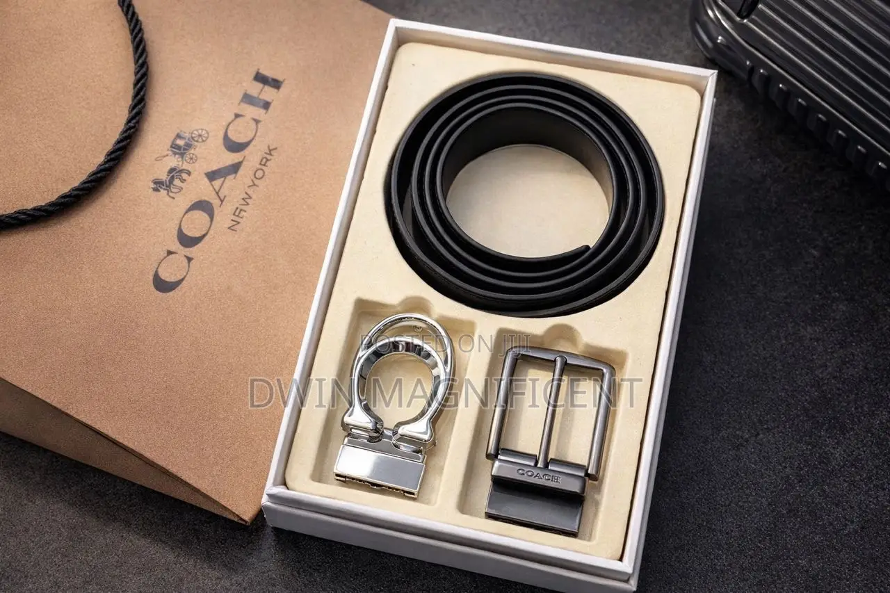 Authentic Coach Double Hook Belt