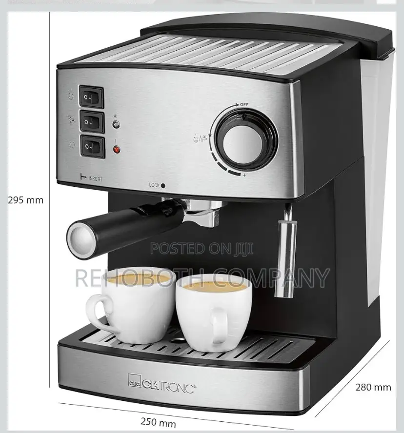Clatronic Es 3643 Espresso Machine 1.6l Stainless Steel – Coffee Maker