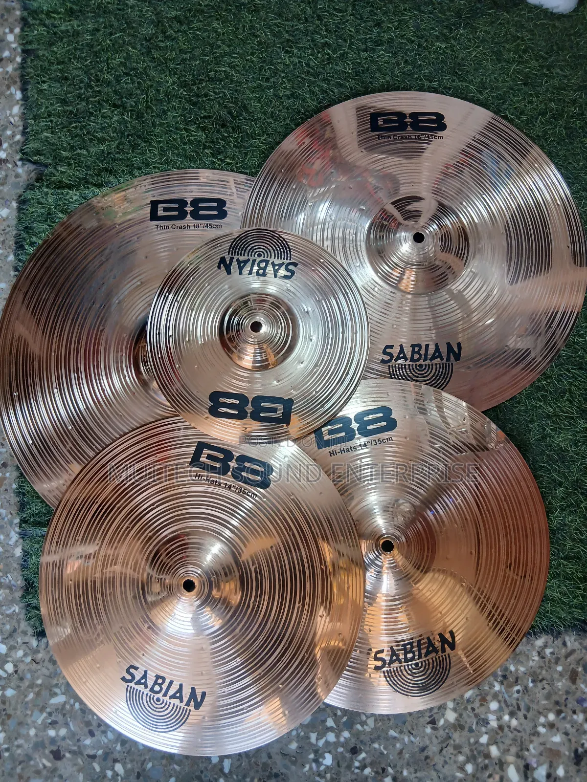 Cymbals Sabian Set