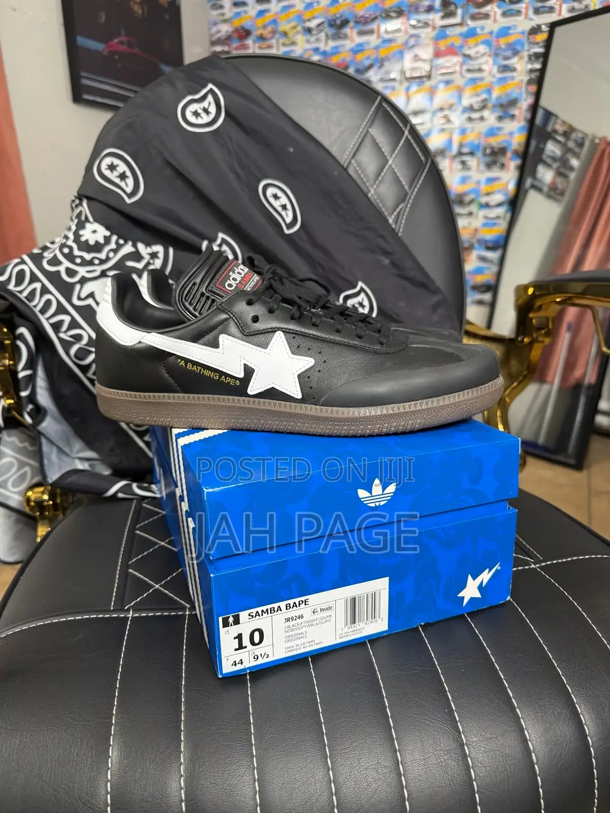 Adidas Samba Bape Black Sneakers