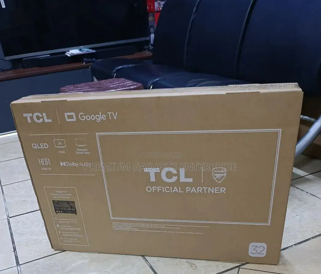 Tcl 32" Fhd, Game Mode, Google Tv, Hdr 10, Qled, Slim Design