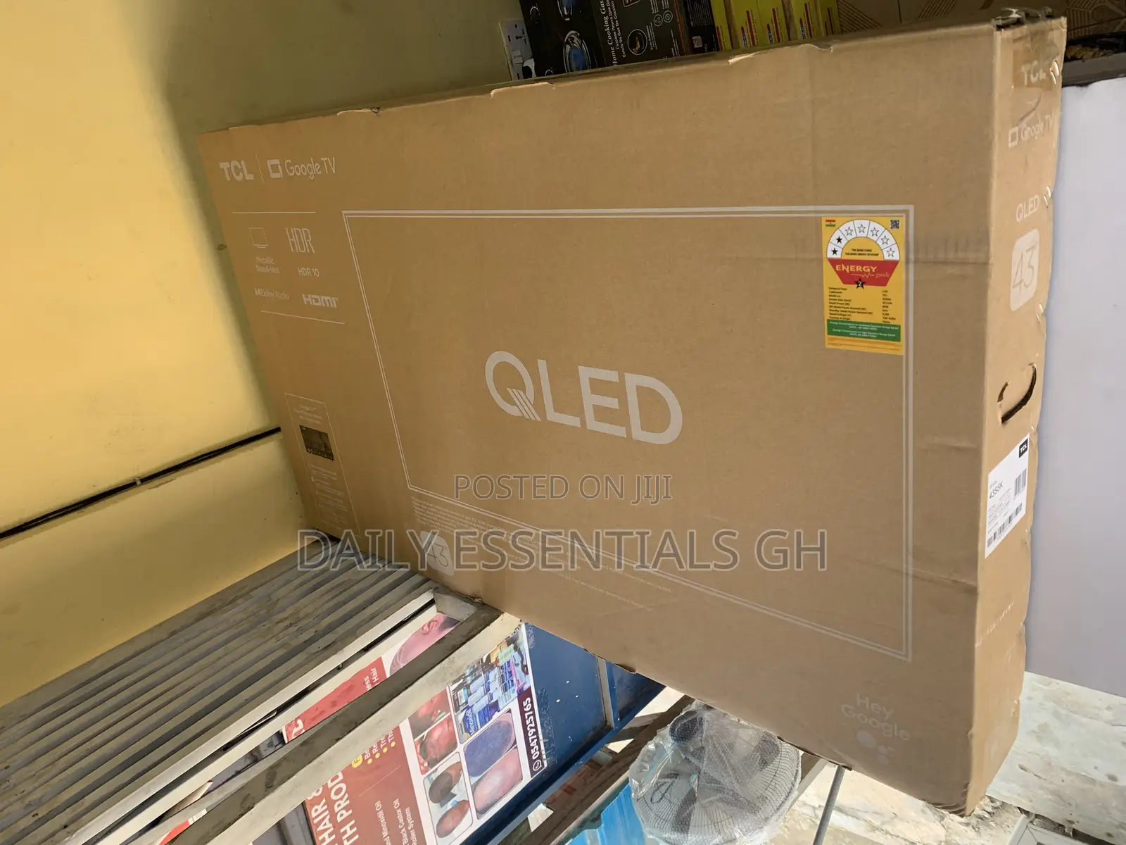 TCL 43” Google Tv – Qled Display, Dolby Sound