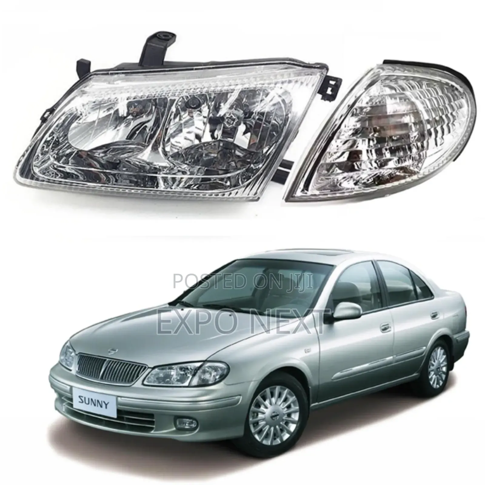 Headlight Fits For Nissan Sunny Bluebird Almera Sylphy 2000 - 2005