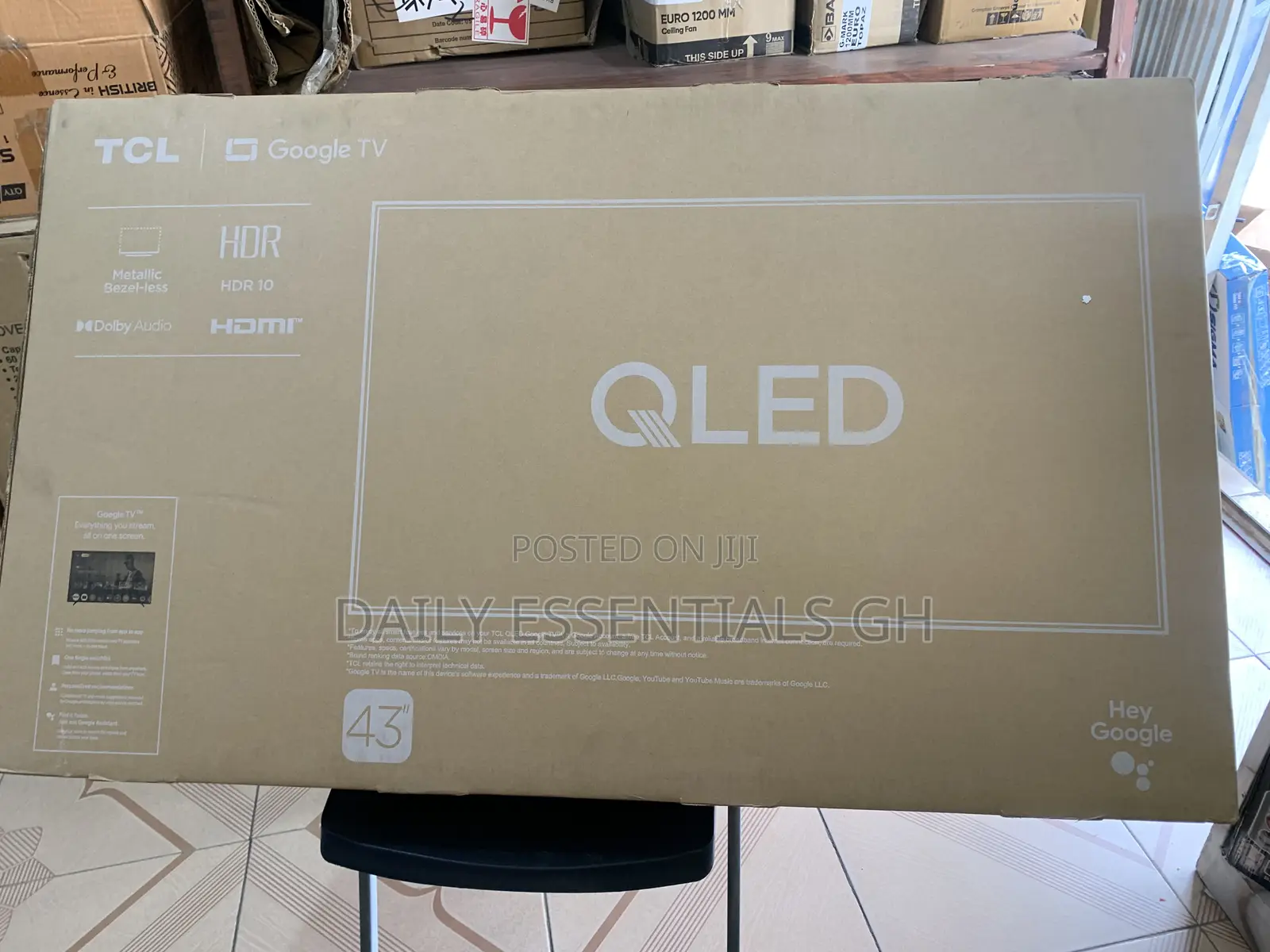 TCL 43 Inch Smart Qled Tv – Hdr10 Google Assistant