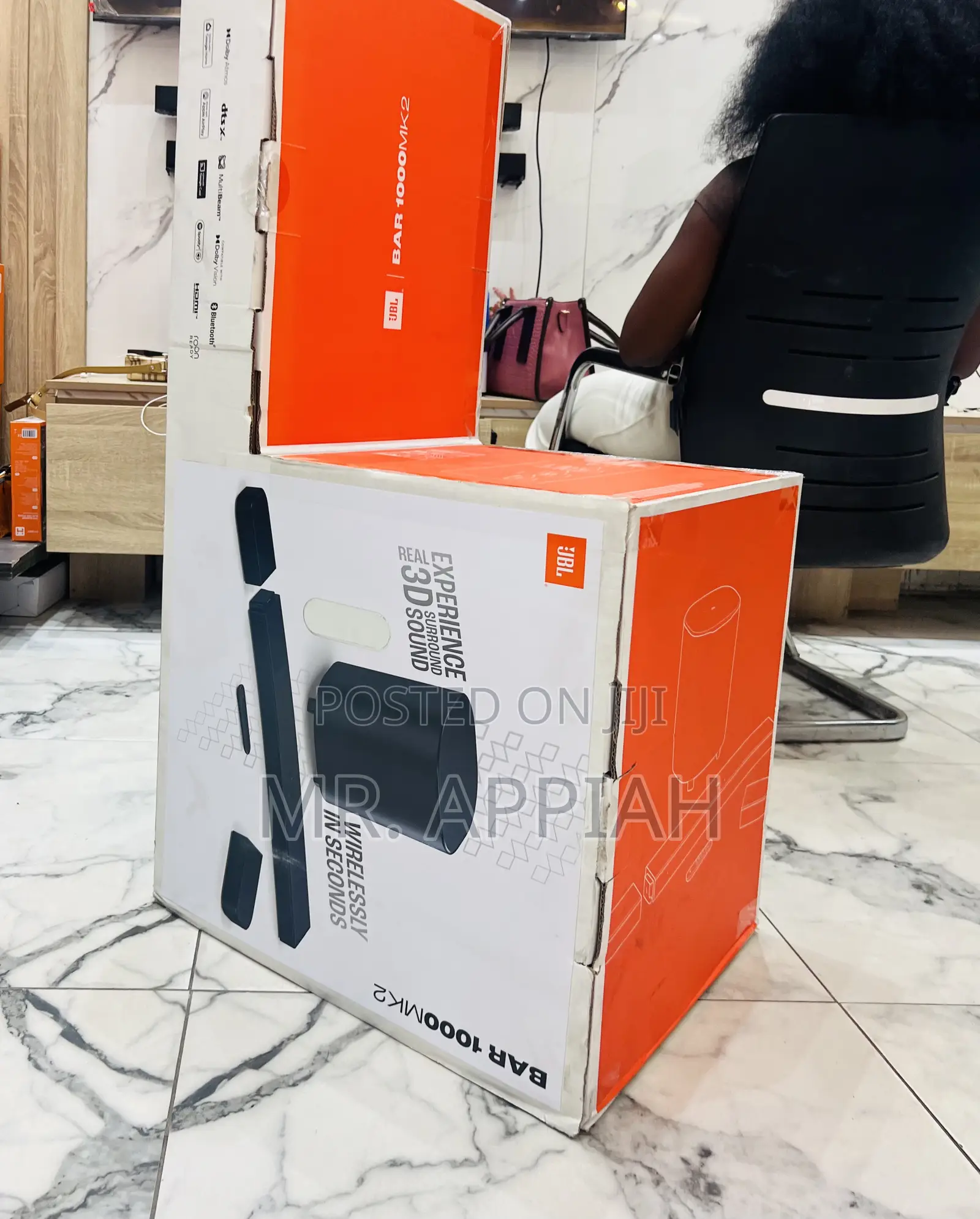 High Efficient JBL Bar 1000 Mk2 Wireless Bluetooth Sound Bar(480watt)