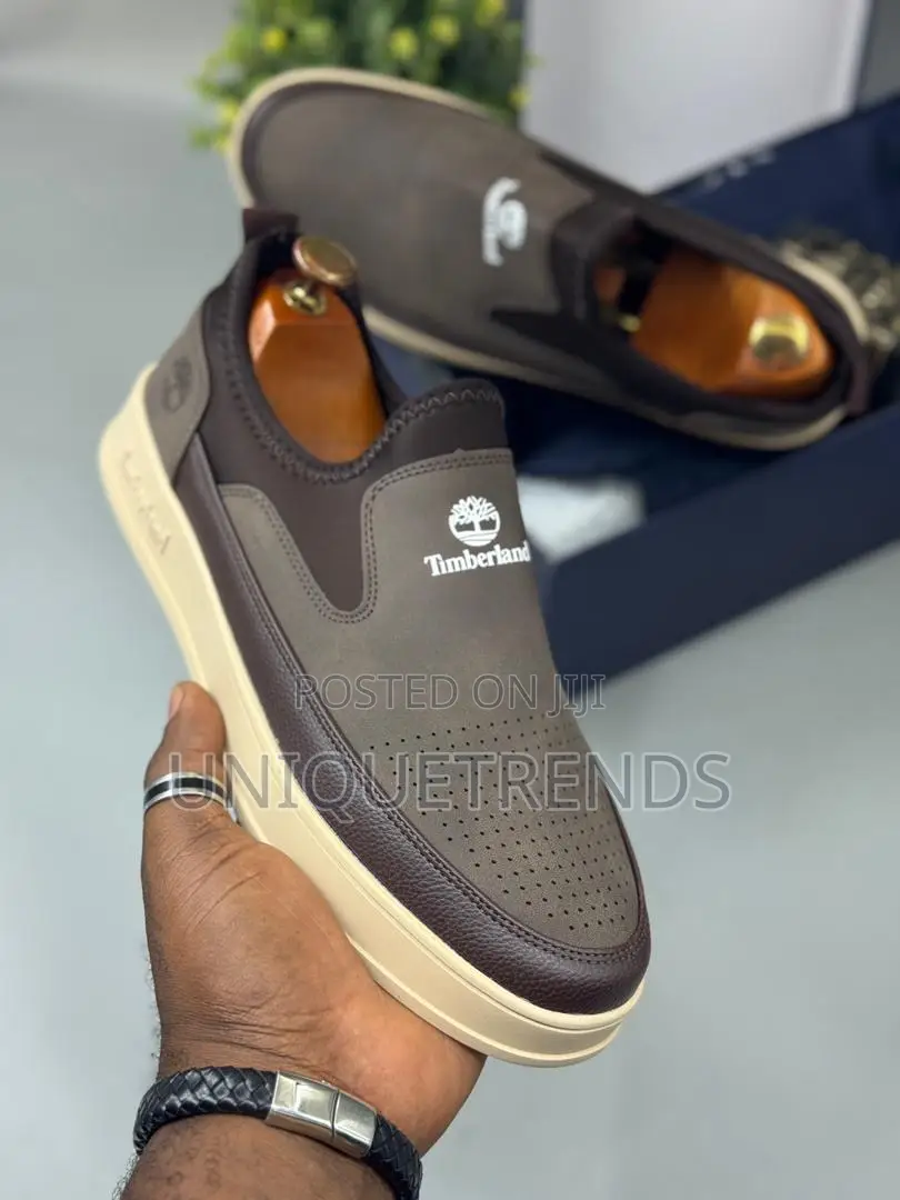 Timberland Slip-on Sneakers (Coffee and Beige)