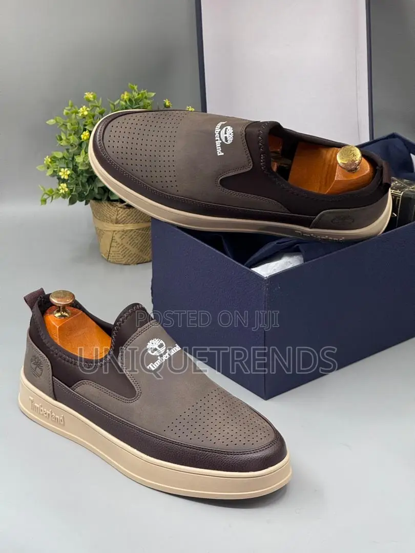 Timberland Slip-on Sneakers (Coffee and Beige)