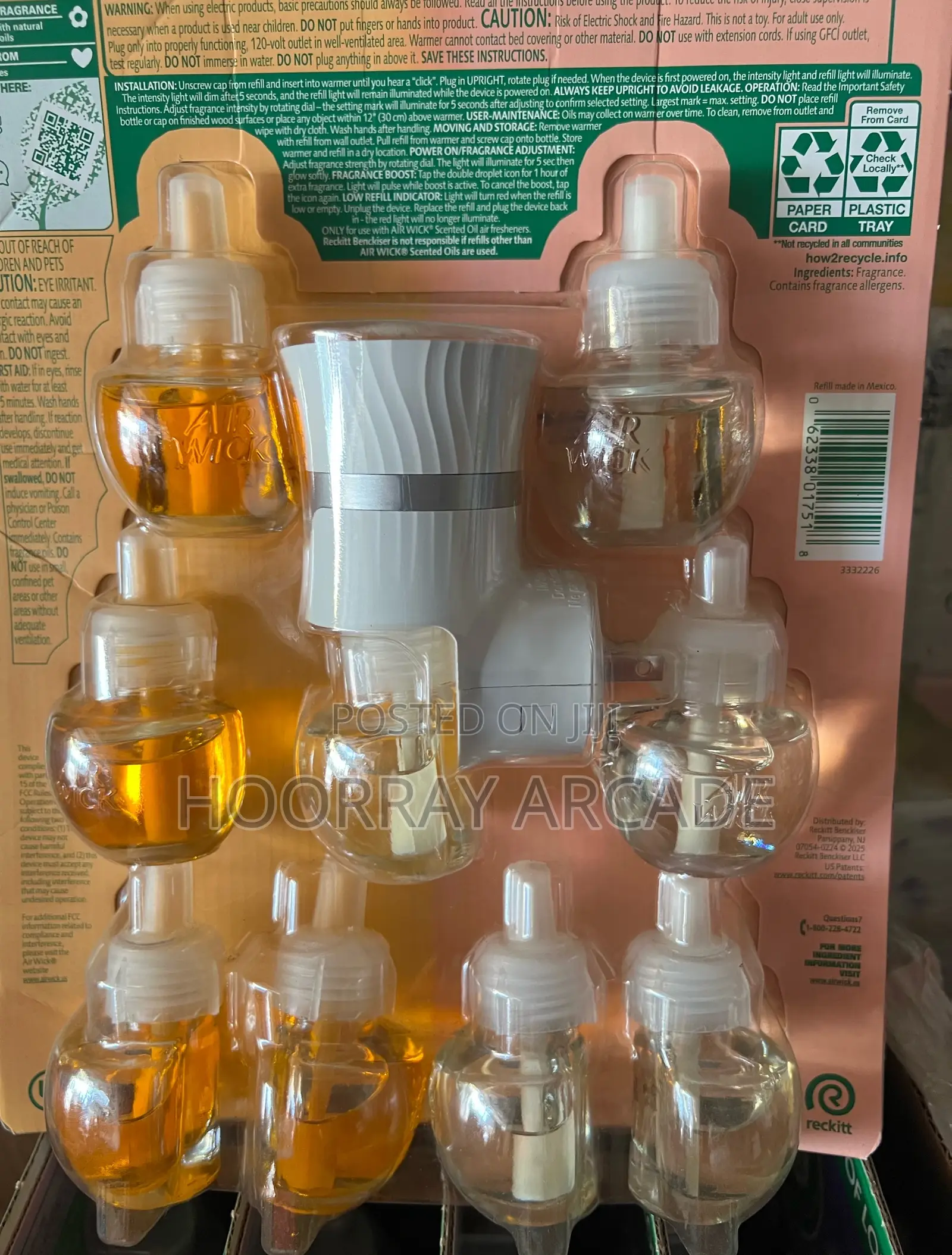 Air Wick Advanced Fragrance. 1 Plug-in + 9 Refills (225ml)