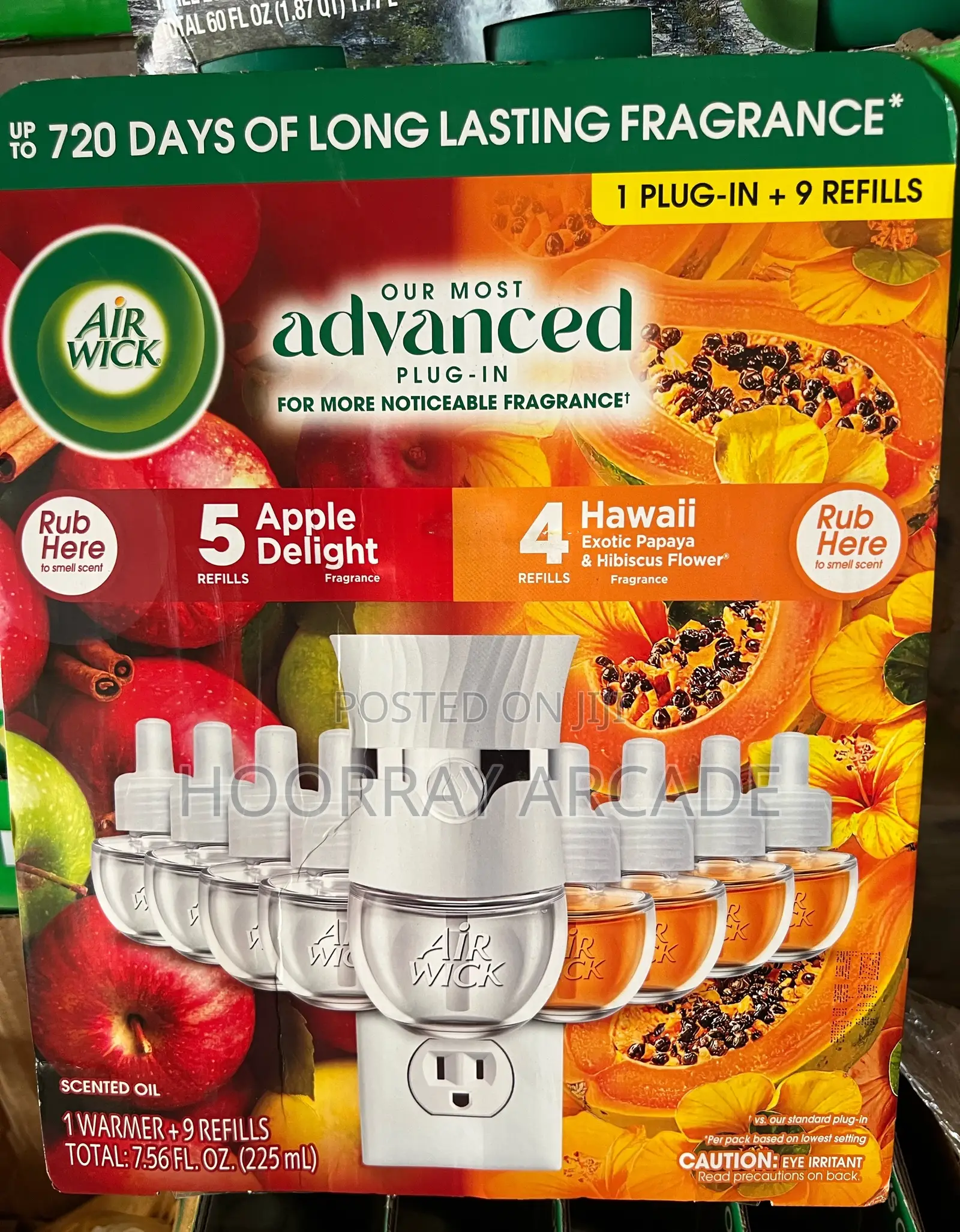 Air Wick Advanced Fragrance. 1 Plug-in + 9 Refills (225ml)