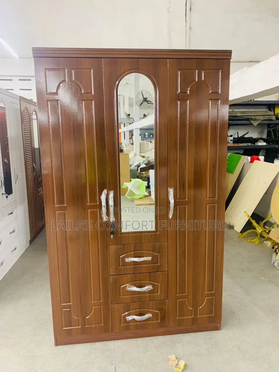 Imported Three Doors Wardrobe