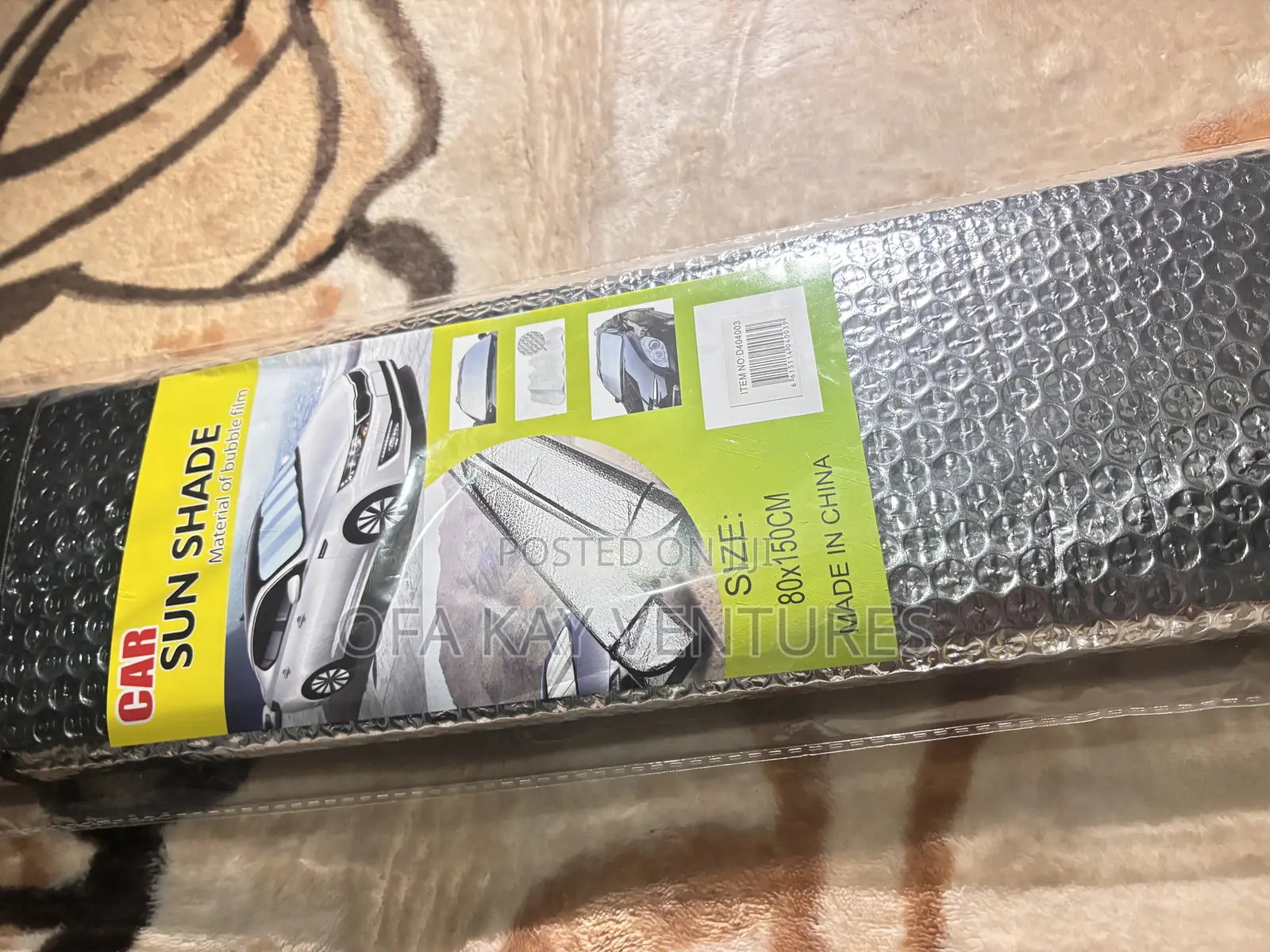 Car Interior Wind Screen Cover