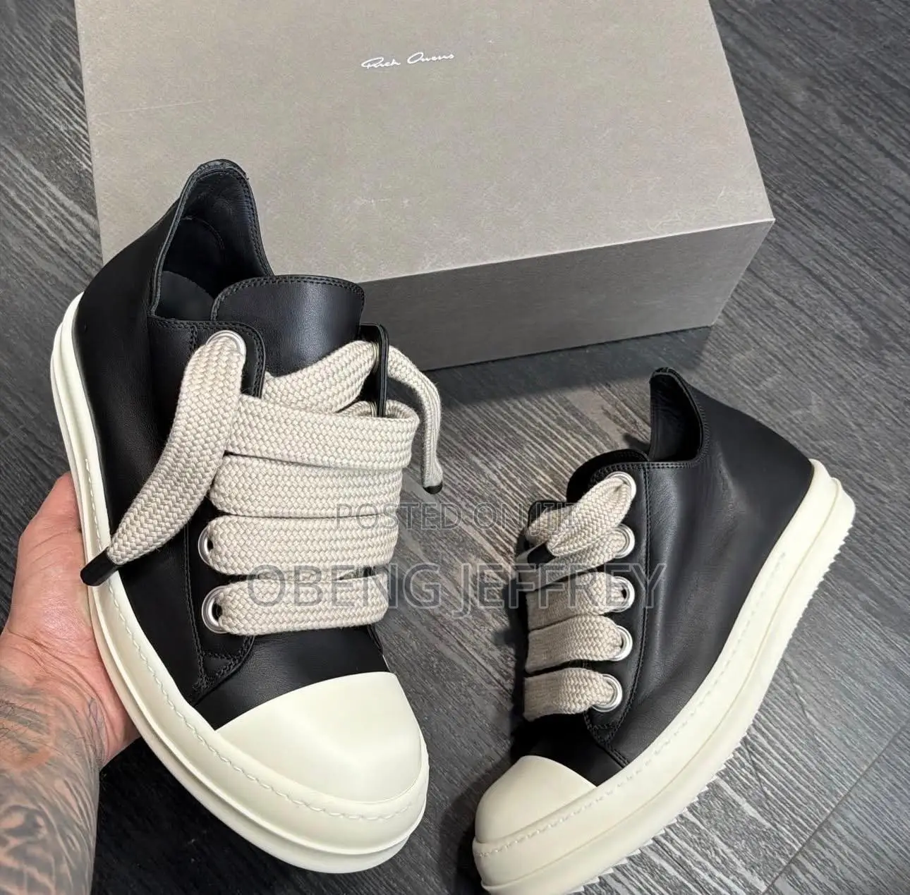 Original Rick Owen’S Black/White Low