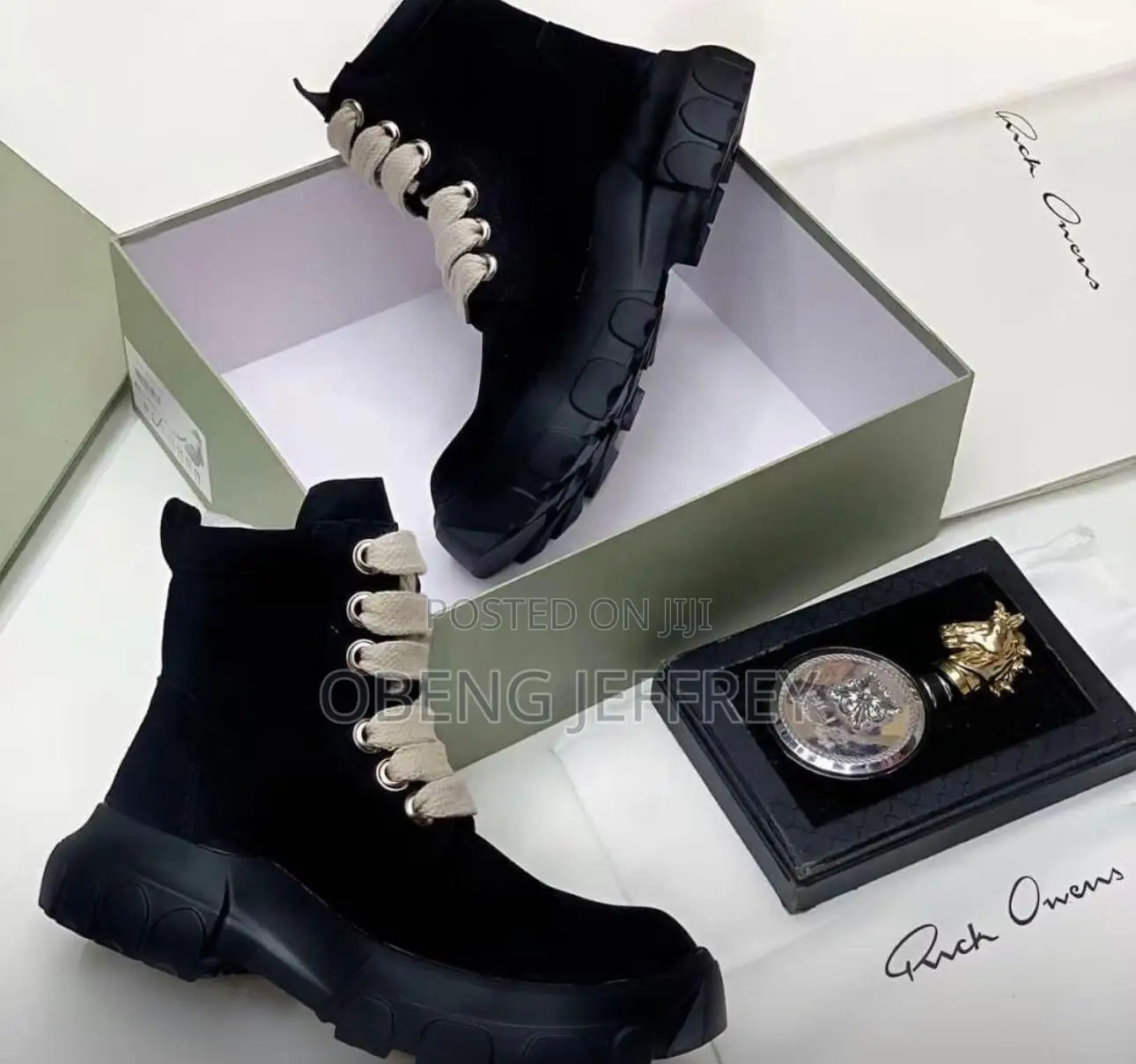 Original Rick Owen All Black High