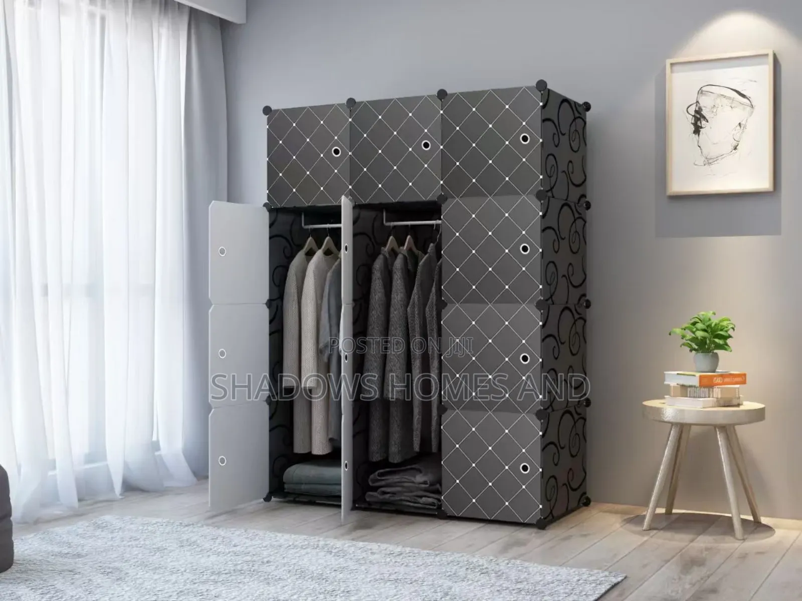 12 Cubes Plastic Walldrop