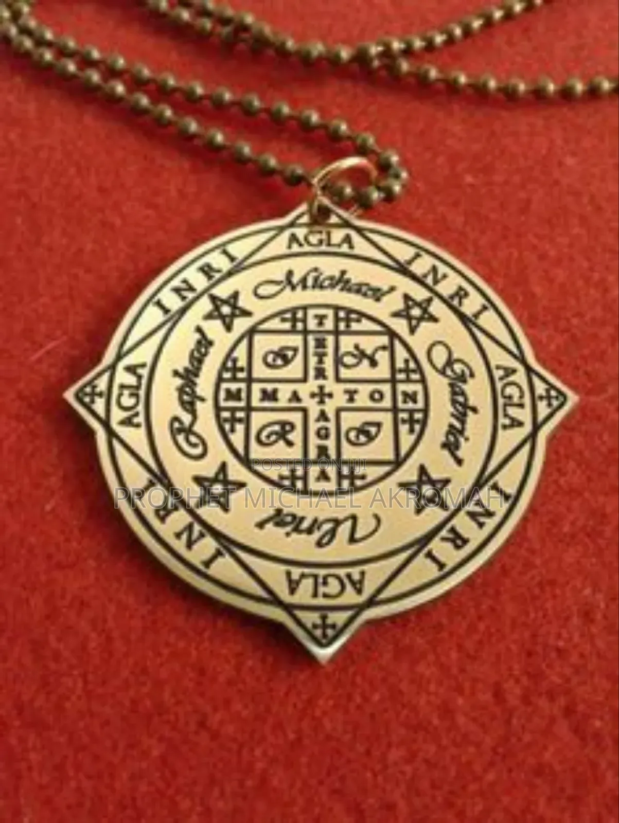 Wealth and Fortune Seal Amulet Necklace