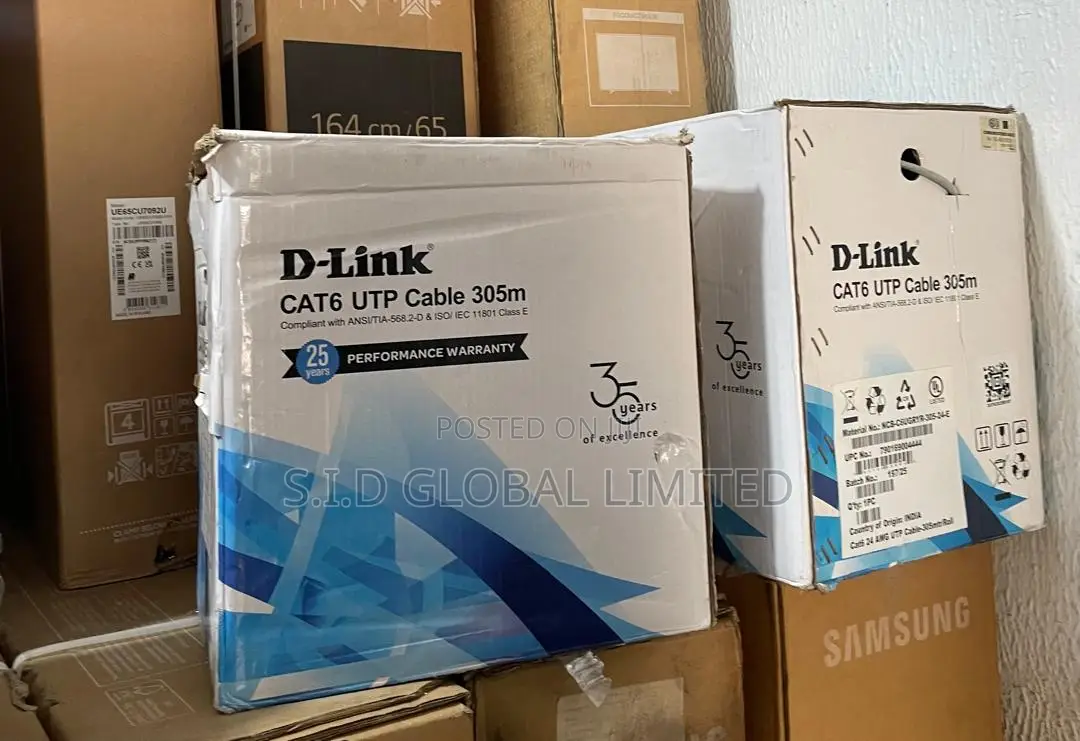 Certified D-link Cat6 Utp 305m – Reliable Performance Guaranteed.