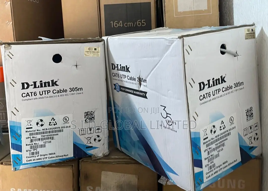 Top-tier Networking: Genuine D-link Cat6 Utp 305m Roll
