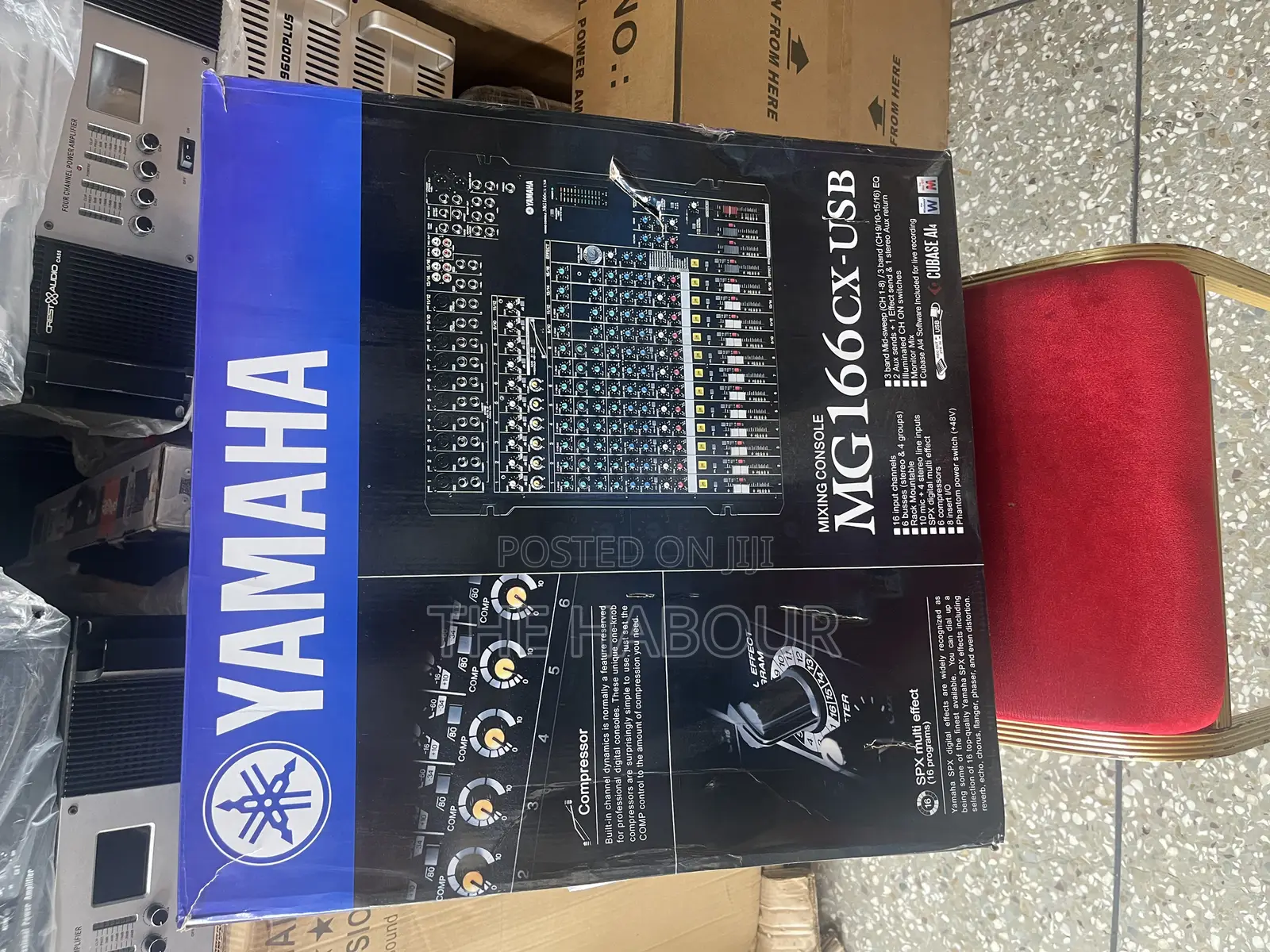 Yamaha 16 Chanel Mixer Mg166cx-Usb