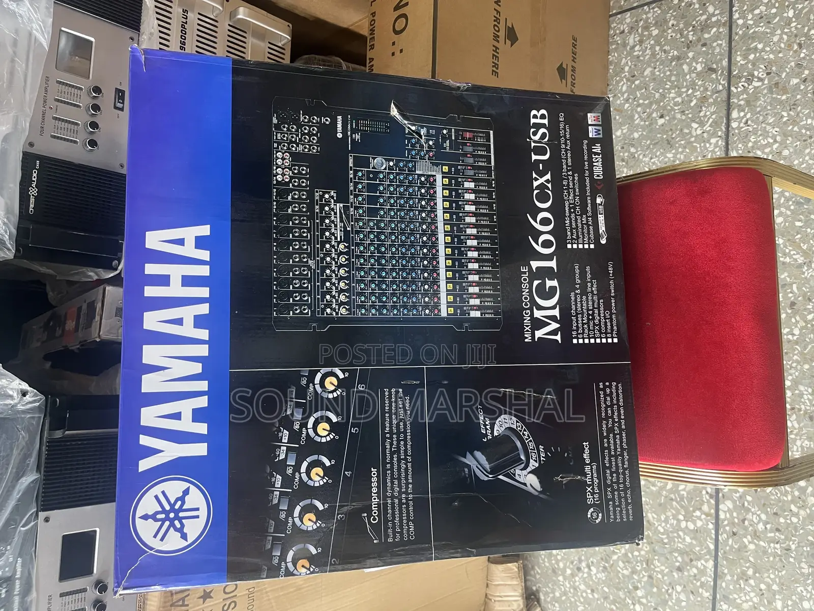 Yamaha 16 Chanel Mixer Mg166cx-Usb