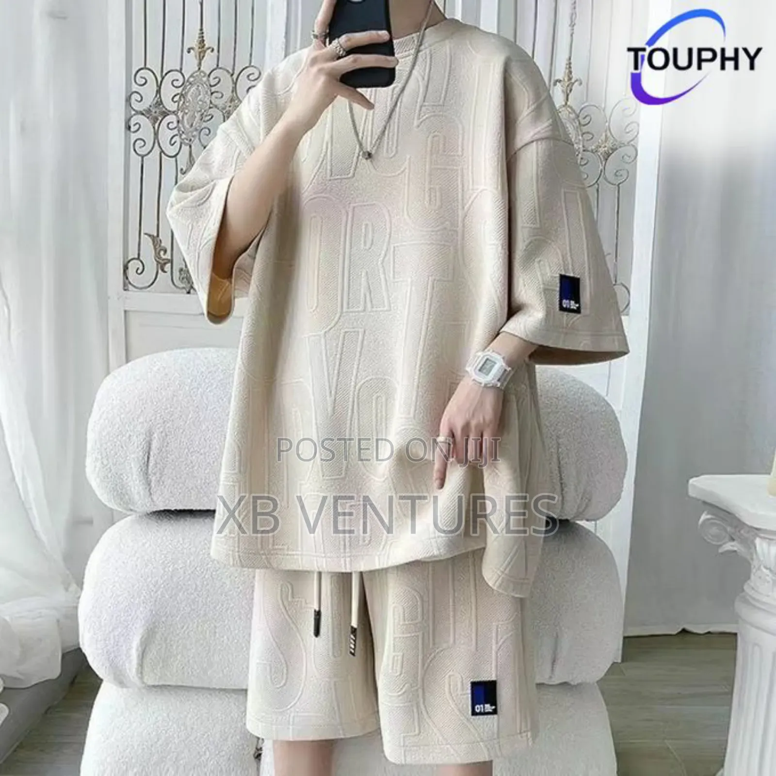 Touphy Short Sleeve T-Shirt Shorts