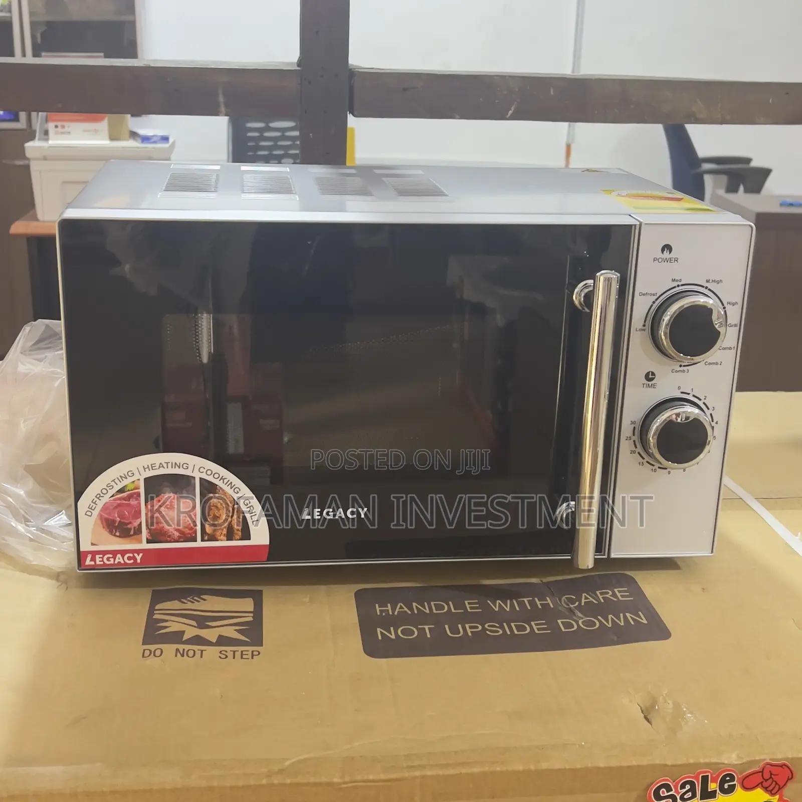 Legacy 20l Microwave Oven With Grill Silver