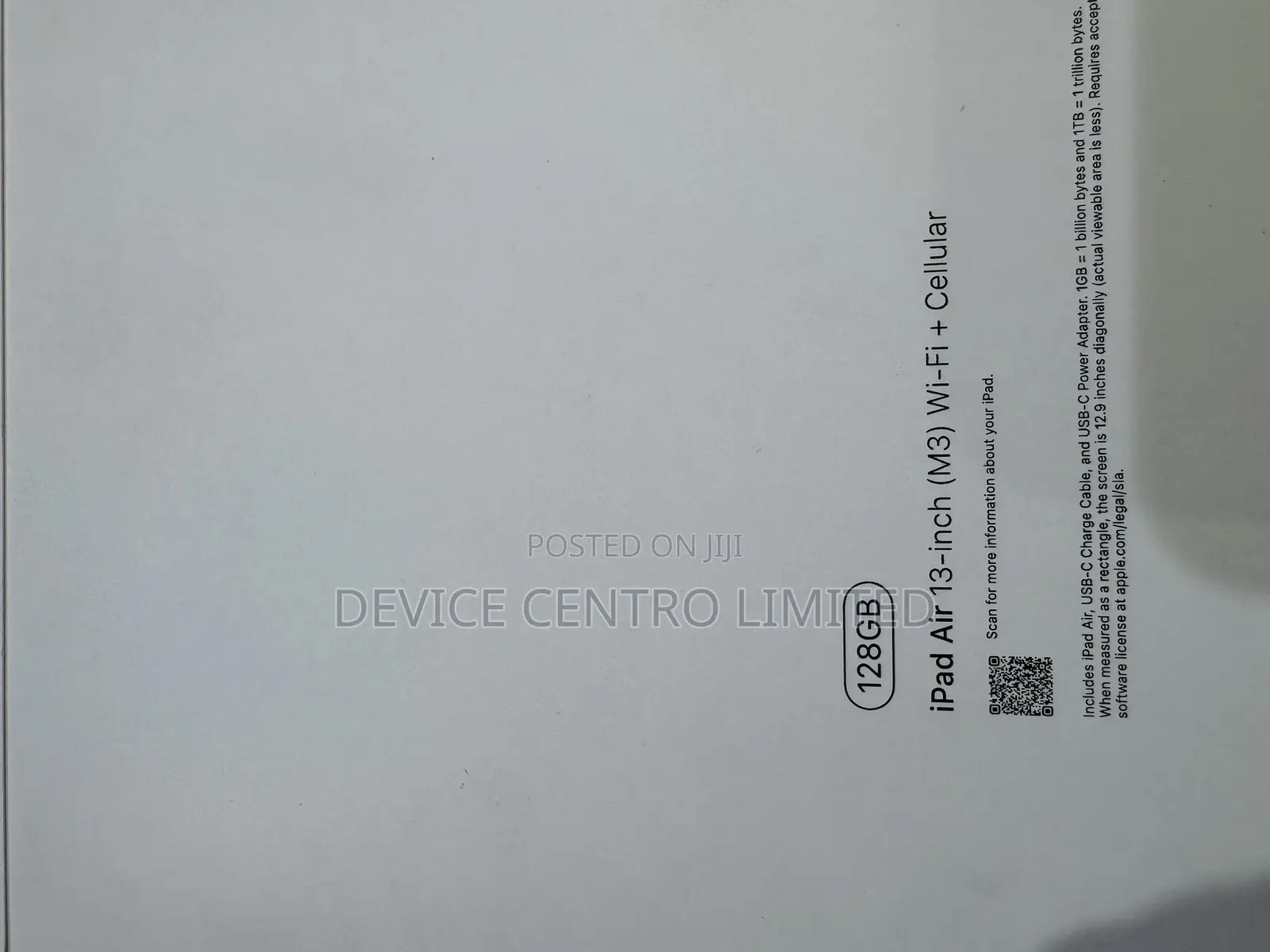 New Apple iPad Air 13 (2025) 128 GB Gray
