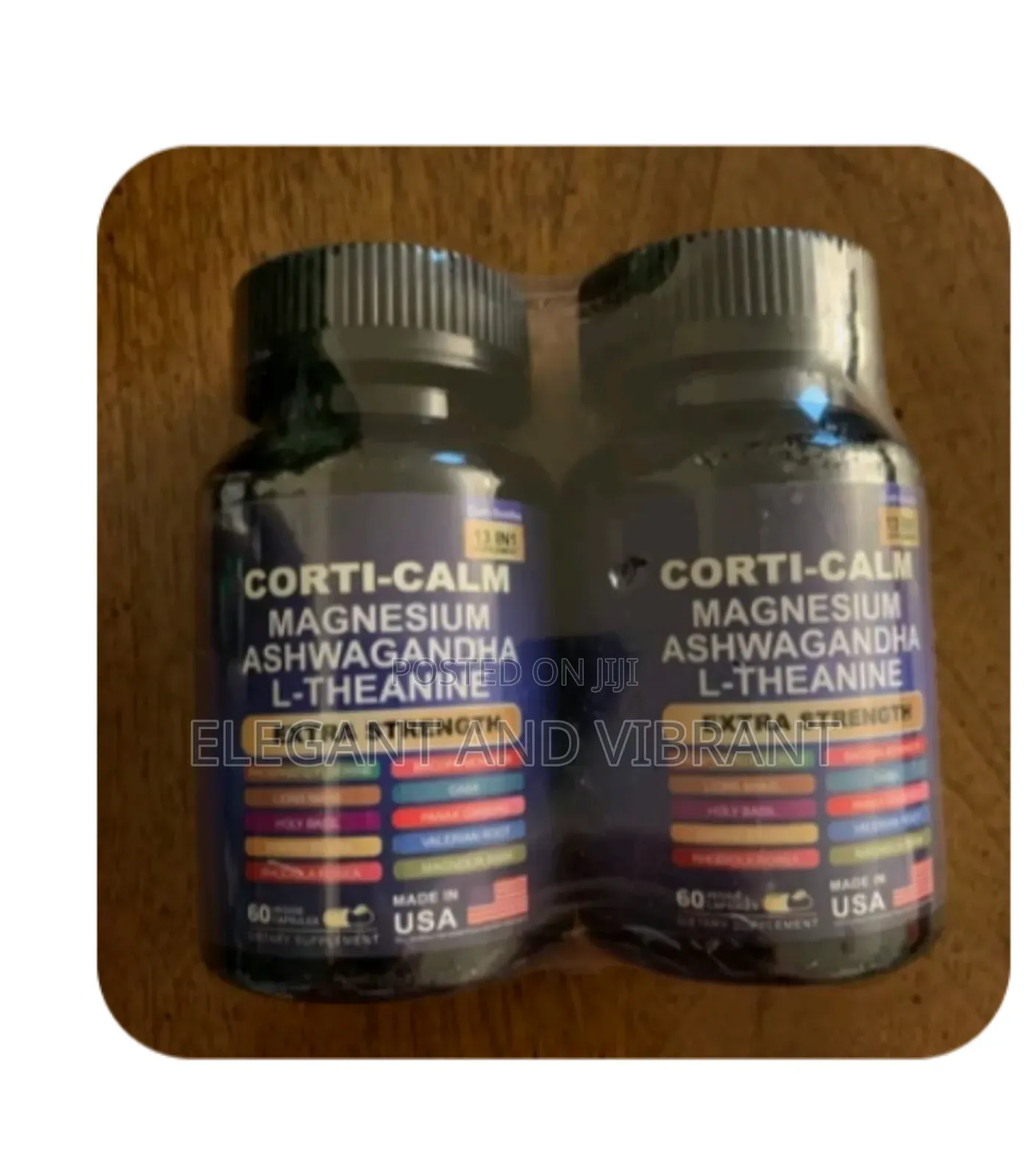 Corti-calm Magnesium Ashwagandha L-theanine 60ct
