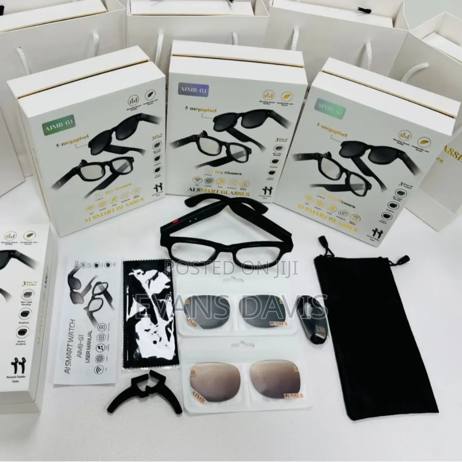 Smart Ai Glasses Or Spectacle Video 1080p Camera