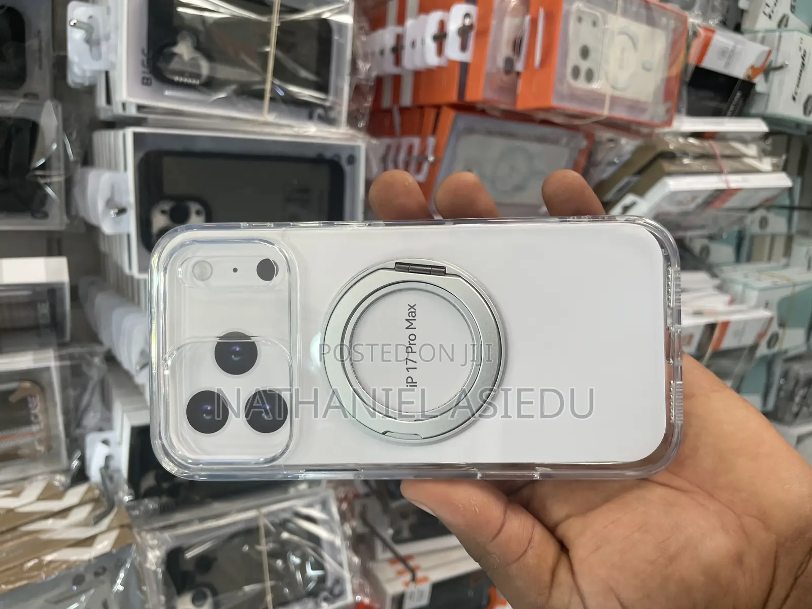 Magsafe-Compatible Clear Phone Case for 17 Pro Max