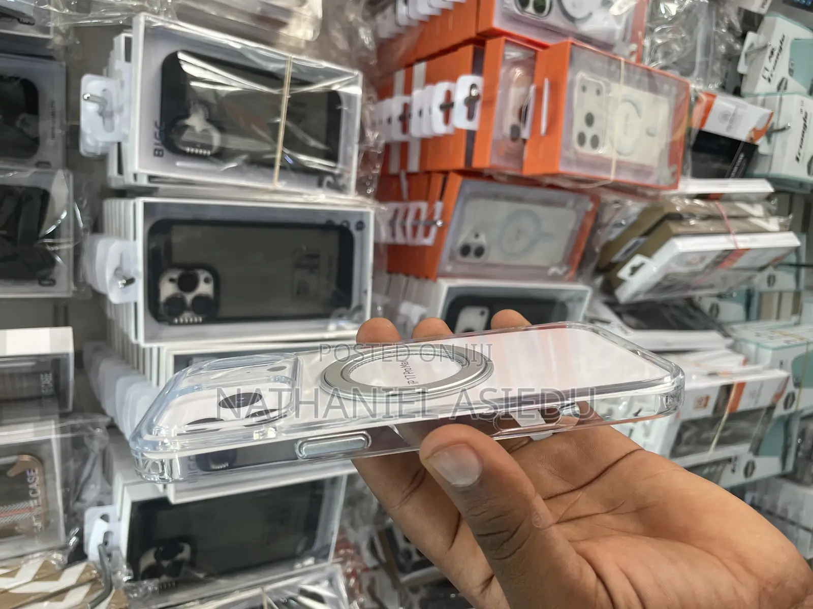 Magsafe-Compatible Clear Phone Case for 17 Pro Max