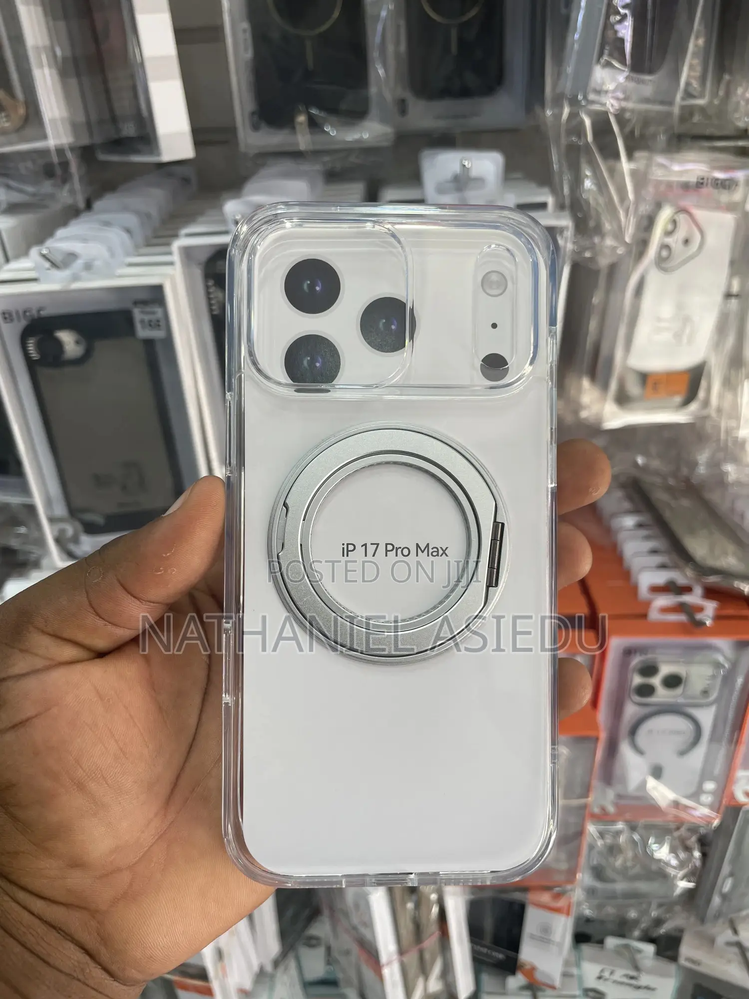 Magsafe-Compatible Clear Phone Case for 17 Pro Max
