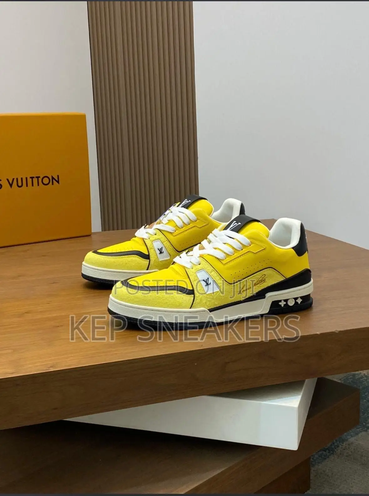 Louis Vuitton Lv Trainer “Blackyellow”