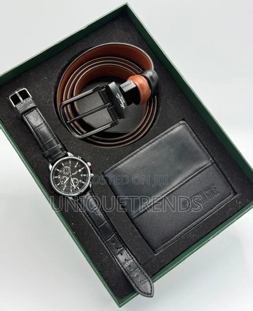 Men’S Gift Set (Watch,Wallet,Belt)