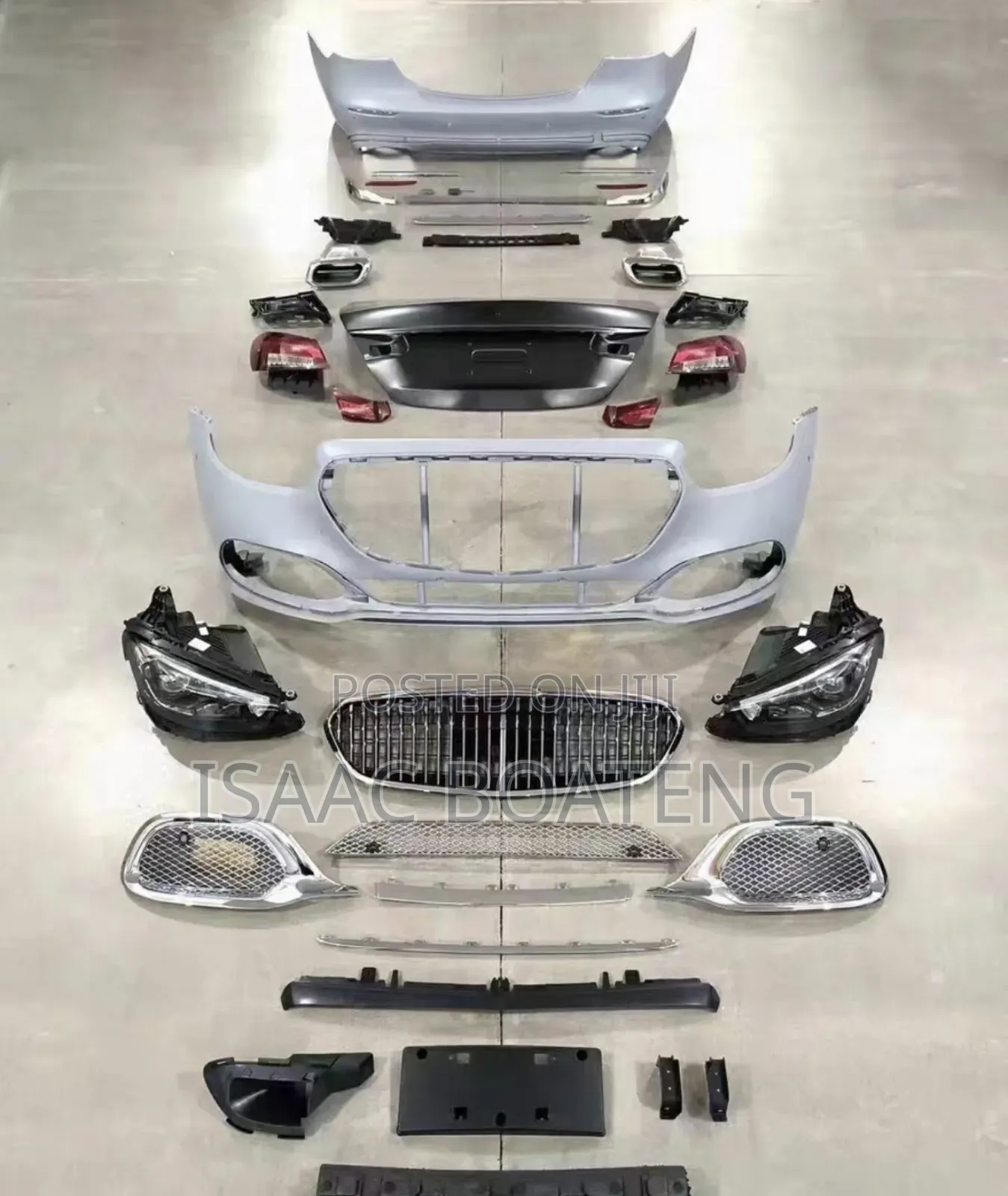 Mercedes Benz W213 E300 2017 Upgraded Kit to E350 2023 Maybach