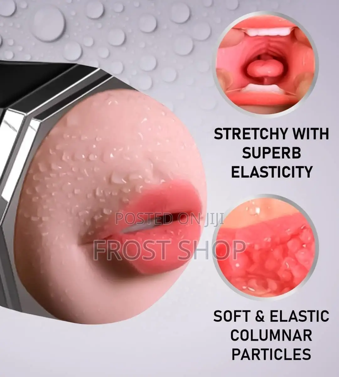 Male Deep Throat Lip Sucking Artificial Vagina Toy