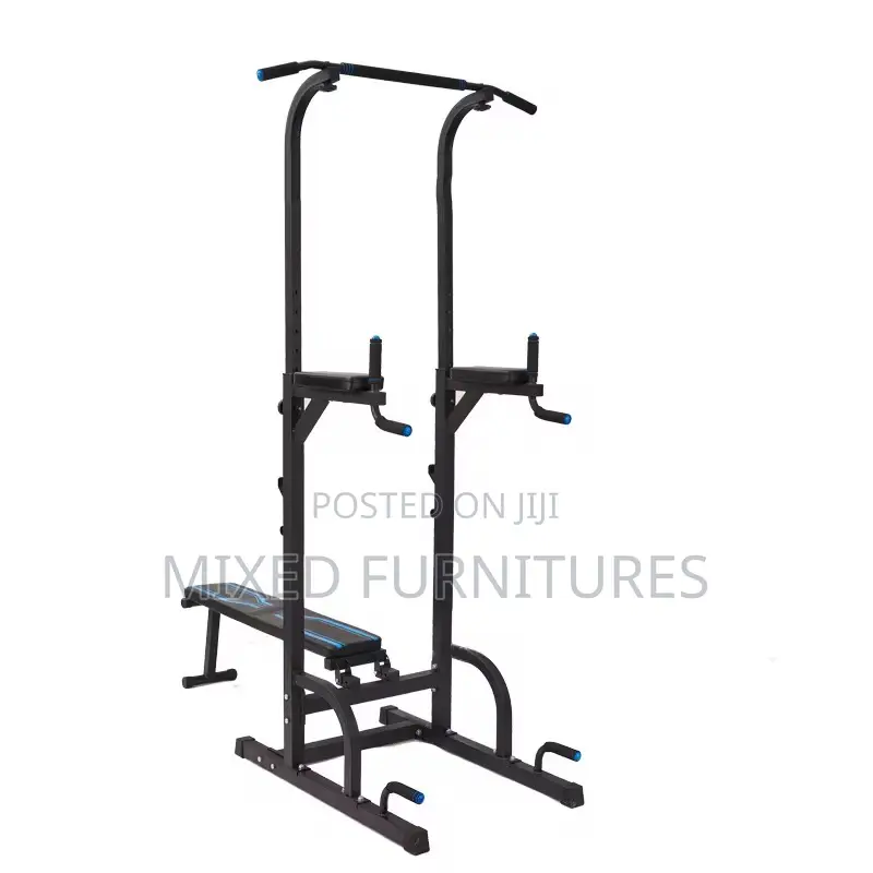 Home Gym Fitness Adjustable Pull Up and Workout With Bench