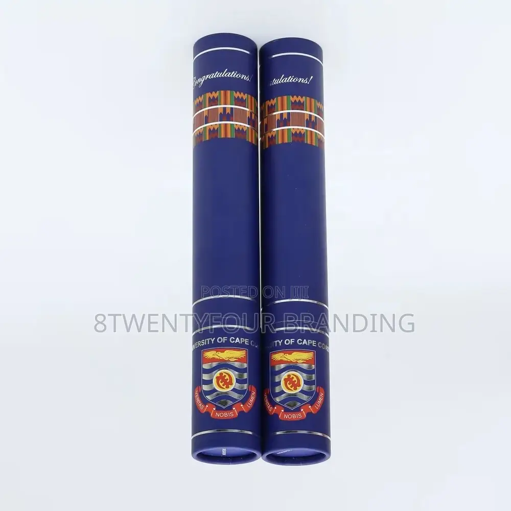 Certificate Scroll Holder Tube (Full Customization)