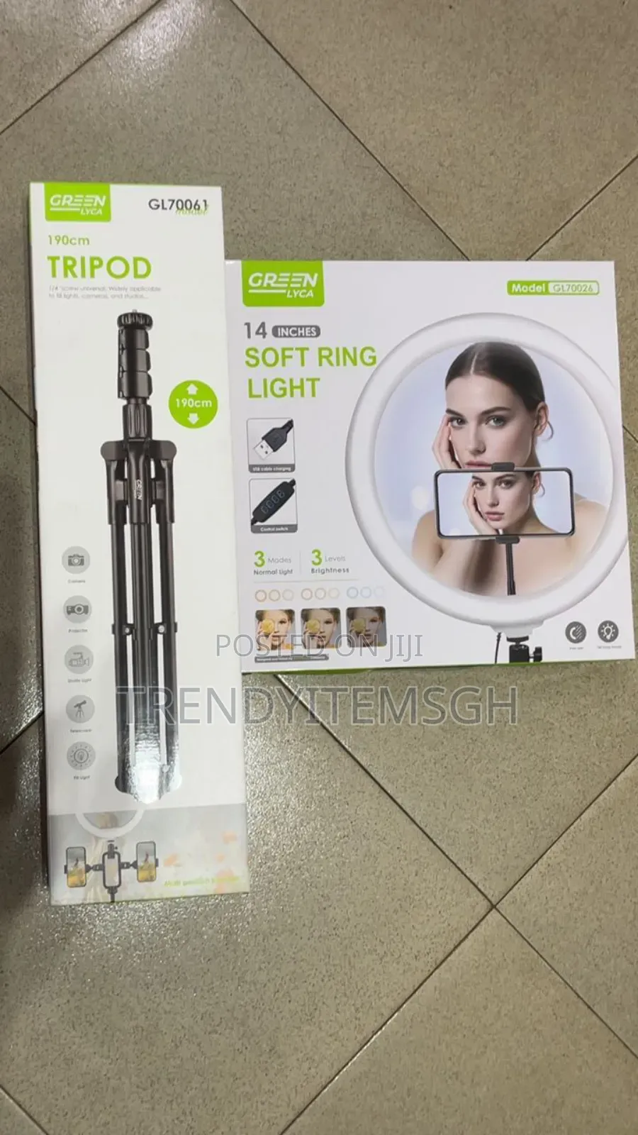 14 Inches Soft Ring Led Light With Tripod