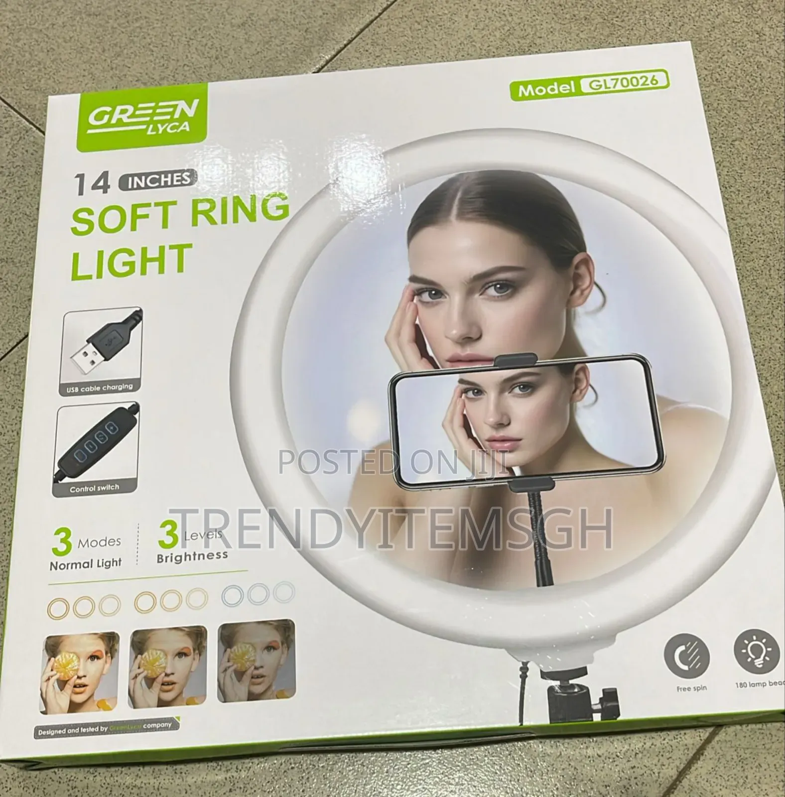 14 Inches Soft Ring Led Light With Tripod