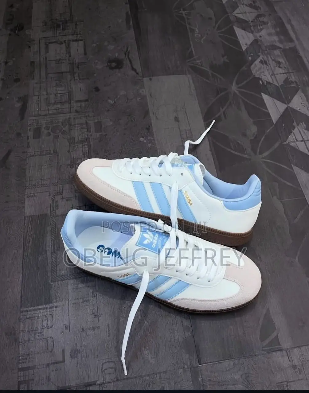 Original Adidas Samba Blue /White