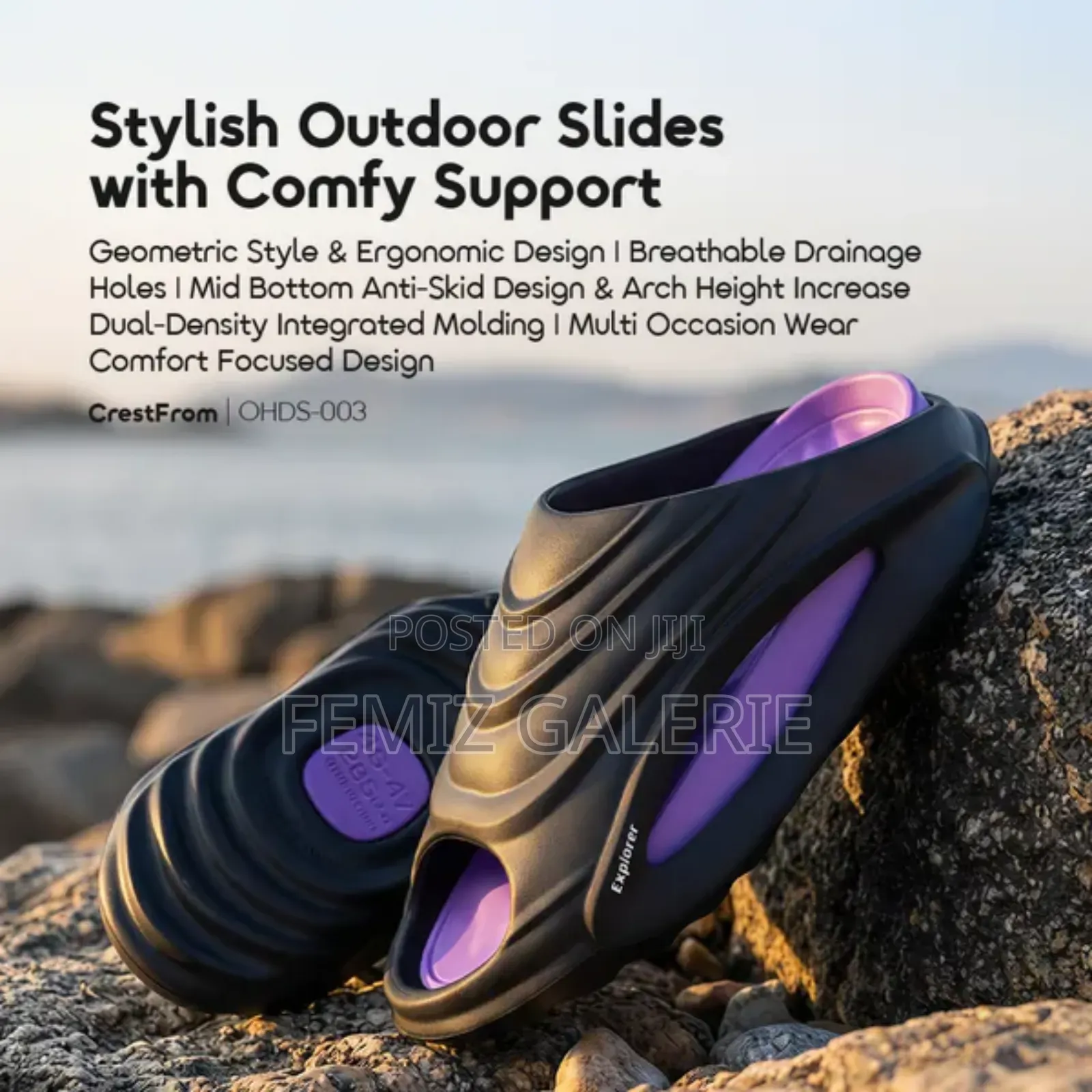 Oraimo Crestfrom Ergonomic Anti-Skid Slipper